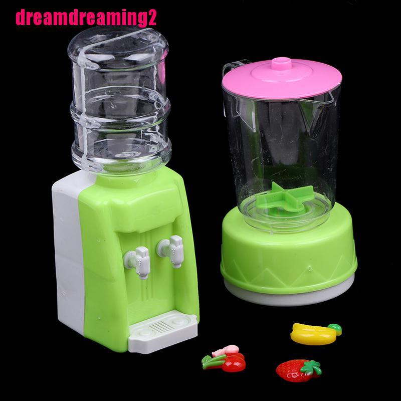 Bộ Bình Nước Ép Trái Cây Mini Cho Nhà Búp Bê