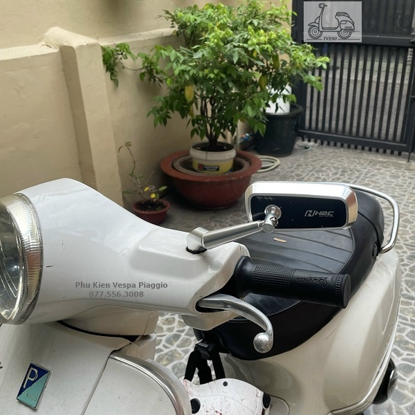 Gương Vespa H2C hàng gia công CNC cao cấp