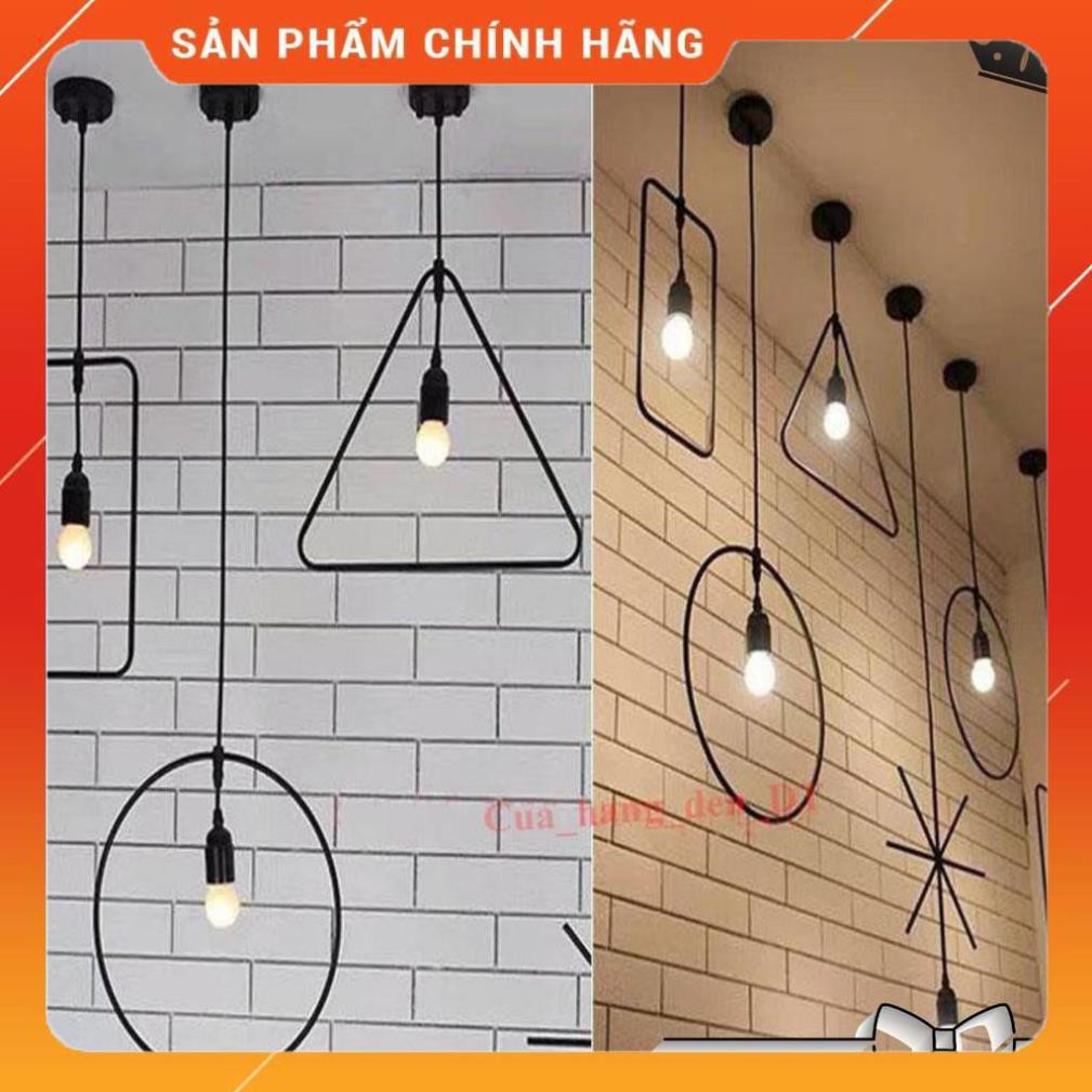 Đèn Thả Trần Hình Học Trang Trí Đèn Led Chiếu Sáng