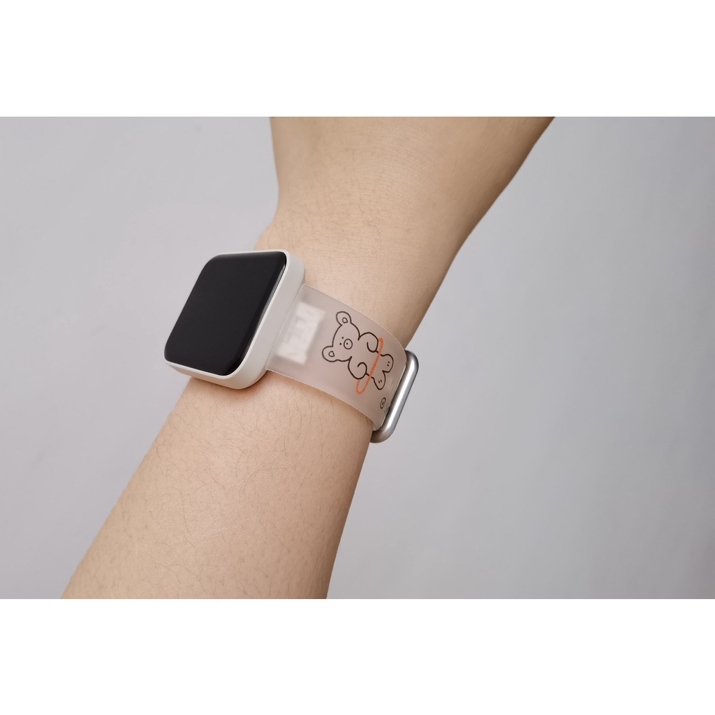 Dây đeo silicon trong suốt cho đồng hồ thông minh Redmi Watch 2 Lite