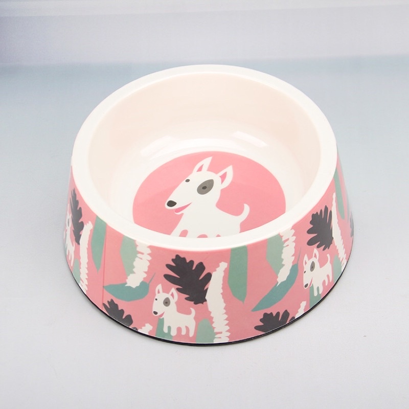 Bát ăn đơn nhựa Bobo Pet Bowl dành cho thú cưng, chén ăn, bát ăn nhựa phíp, chống lật đổ - Kitty Pet Shop BMT