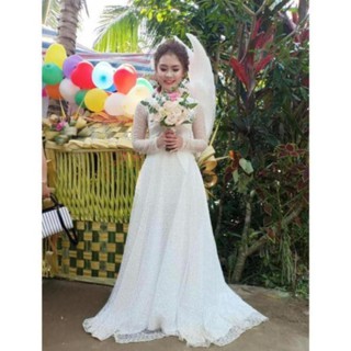 Váy Lụa Hoa Tuyết Trắng/Đỏ -  -  dth94
