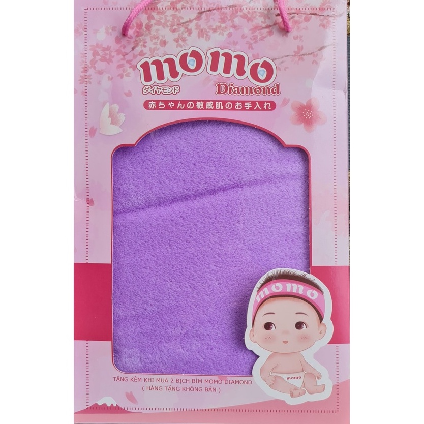 Khăn tắm cho bé kích thước 120 x 60 cm chất liệu cotton - quà tặng bỉm momo diamond