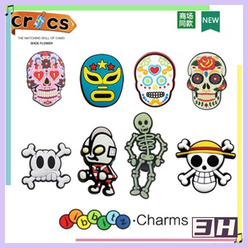 CROCS Bộ Xương jibbitz / Chất Lượng Cao / Lô Gôm / Bộ jibbits / Jjibbitz Chất Lượng Cao