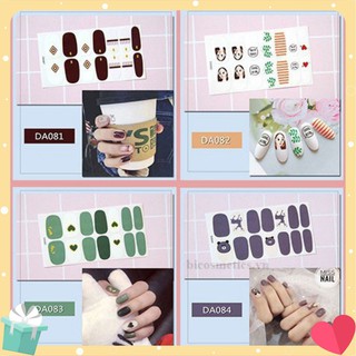 Bộ nhãn dán móng tay trang trí 3d da081-da100