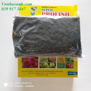 Phân Đạm Cá Dạng Viên Super ProFish gói 1kg