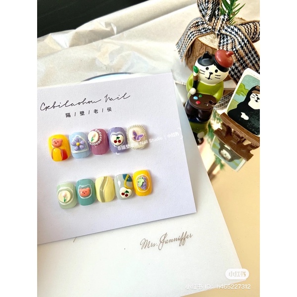 Charm nail hàn quốc