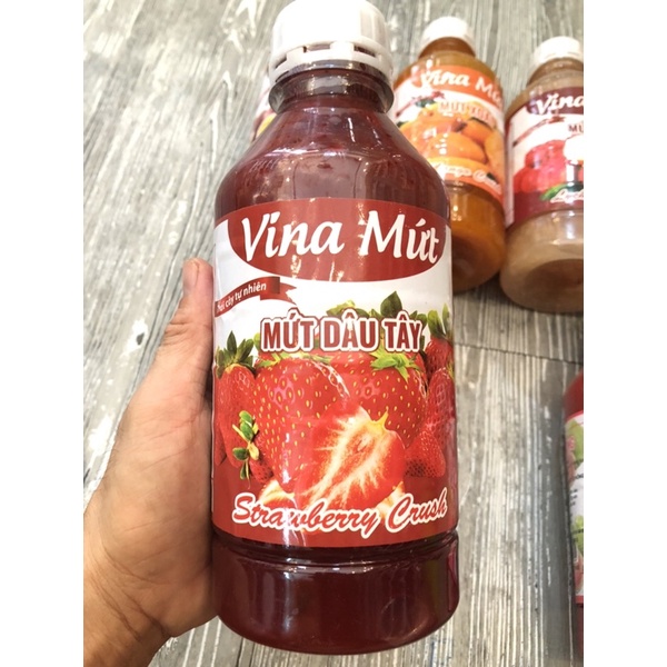 Mứt sinh tố Vina đủ vị - chai 1 lít