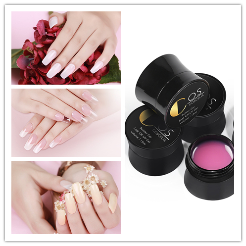 [Hàng mới về] Gel đắp móng UV 15ml có 5 màu tùy chọn chất lượng cao