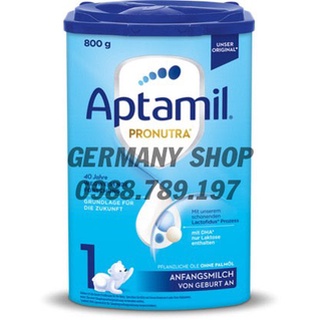 Sữa Aptamil pronutra Đức (aptamil xanh Đức) 800g số 1-2-3