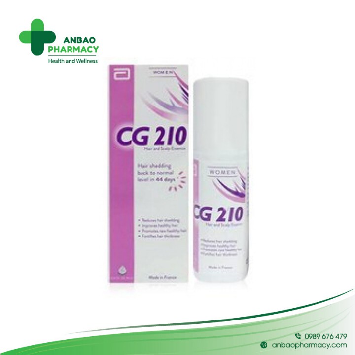 Combo 1 chai dưỡng tóc CG210 dành cho nữ + 1 chai dầu gội ngăn rụng tóc, giảm gàu DUCRAY 200ml