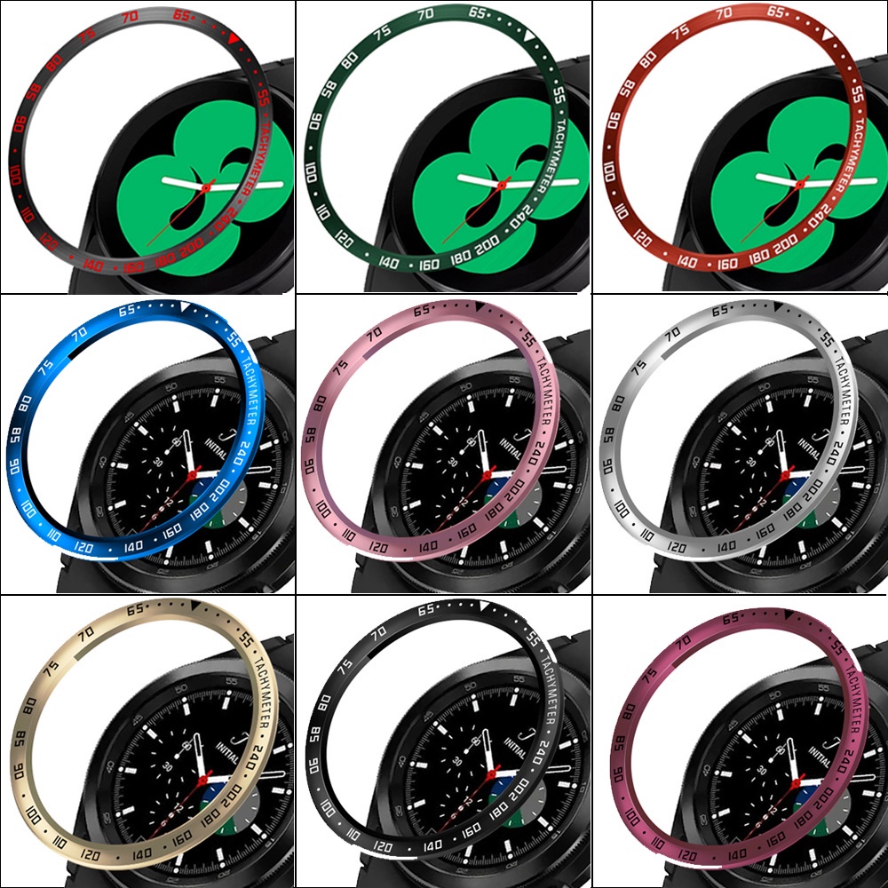 Ốp Đồng Hồ Bezel Bằng Thép Không Gỉ Cho Samsung galaxy watch 4 Classic 42mm 46mm