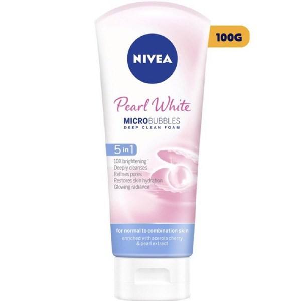 Sữa Rửa Mặt Nữ 100G Nivea White Oil Clear, shopee.vn/ehome2shop.