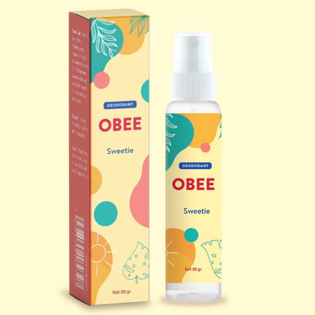 Xịt khử mùi toàn thân chính hãng Obee hương Sweetie 30ml tươi mát năng động trẻ trung triệt mọi mùi khó chịu