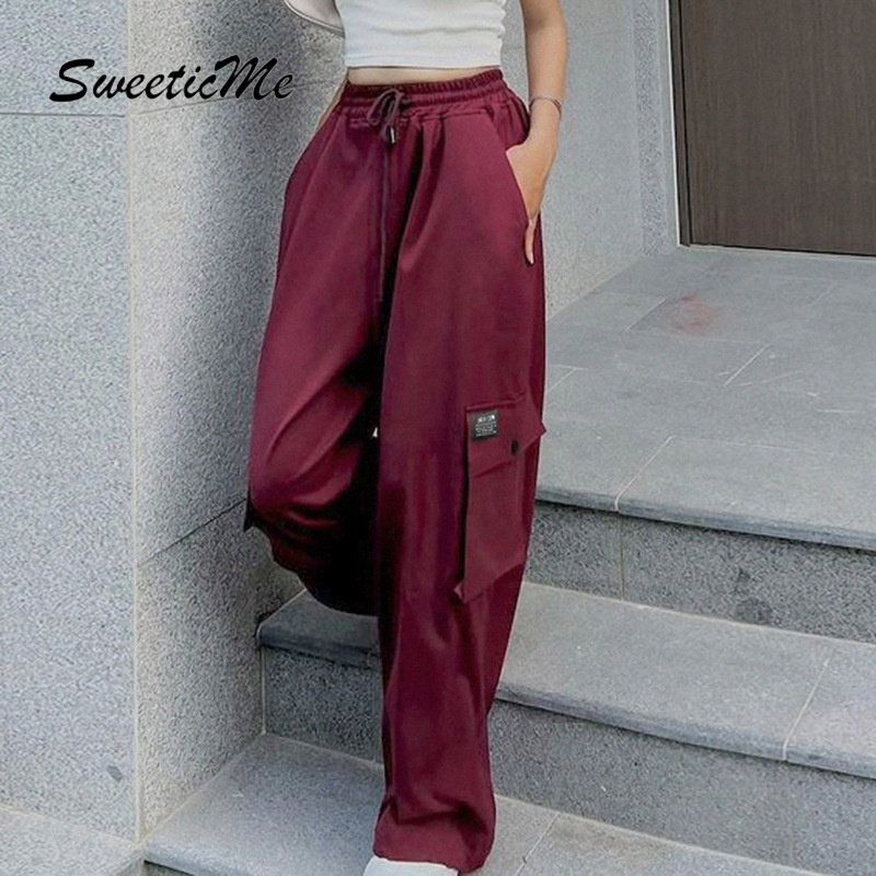Quần Dài Ống Rộng SweeticMe Thời Trang Dành Cho Nữ