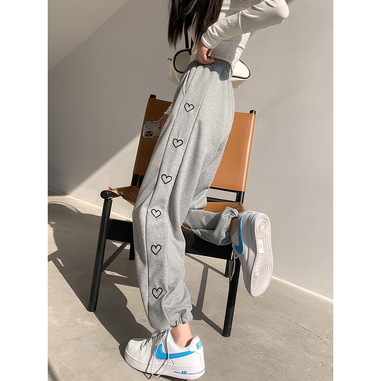 NRVP Quần Thể Thao Dài Dáng Rộng Phong Cách Thời Trang Hàn Quốc