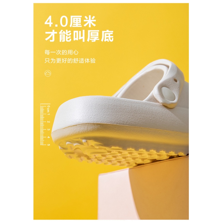 Dép sandal ulzzang nữ nhựa eva cao cấp đi siêu nhẹ êm chân đế độn tăng chiều cao TH-77