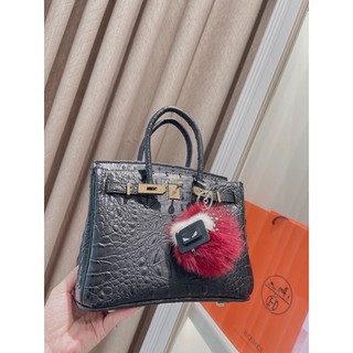 Túi xách Hermes birkin vân da cá xấu ko box