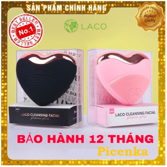 [CHÍNH HÃNG] MÁY RỬA MẶT LACO LUXURY, sạch sâu, nâng cơ, tan nọng cằm, đẩy tinh chất - máy rửa mặt chính hãng - LC.MRM01