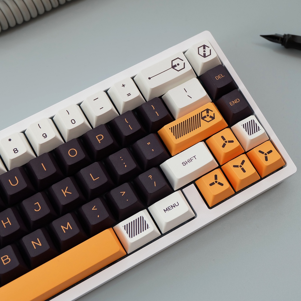 PBT keycap Cherry Profile 141 Key Dye Thăng hoa Bố cục ANSI Keycap cho bàn phím cơ Cherry MX Switch