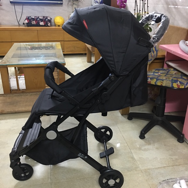 Xe đẩy du lịch cao cấp gấp siêu gọn có tay kéo