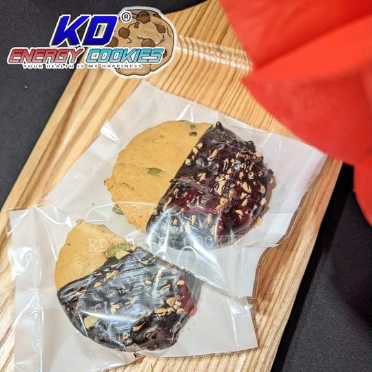 Mẫu dùng thử - 2 chiếc bánh cookies protein thương hiệu KD Shop vị hạnh nhân socola