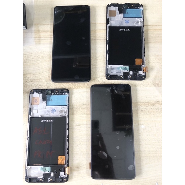 Màn Hình Liền Khung Samsung A51 Oled , Qled ( Kích Thước Chuẩn ) Hàng Cao Cấp.