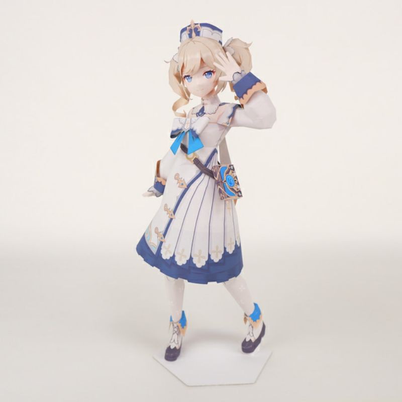 Mô hình giấy anime girl Anime Game  Barbara