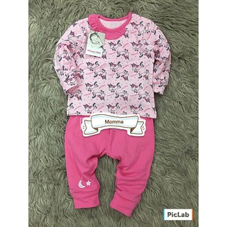 Bộ cotton thu Momma 6-24m