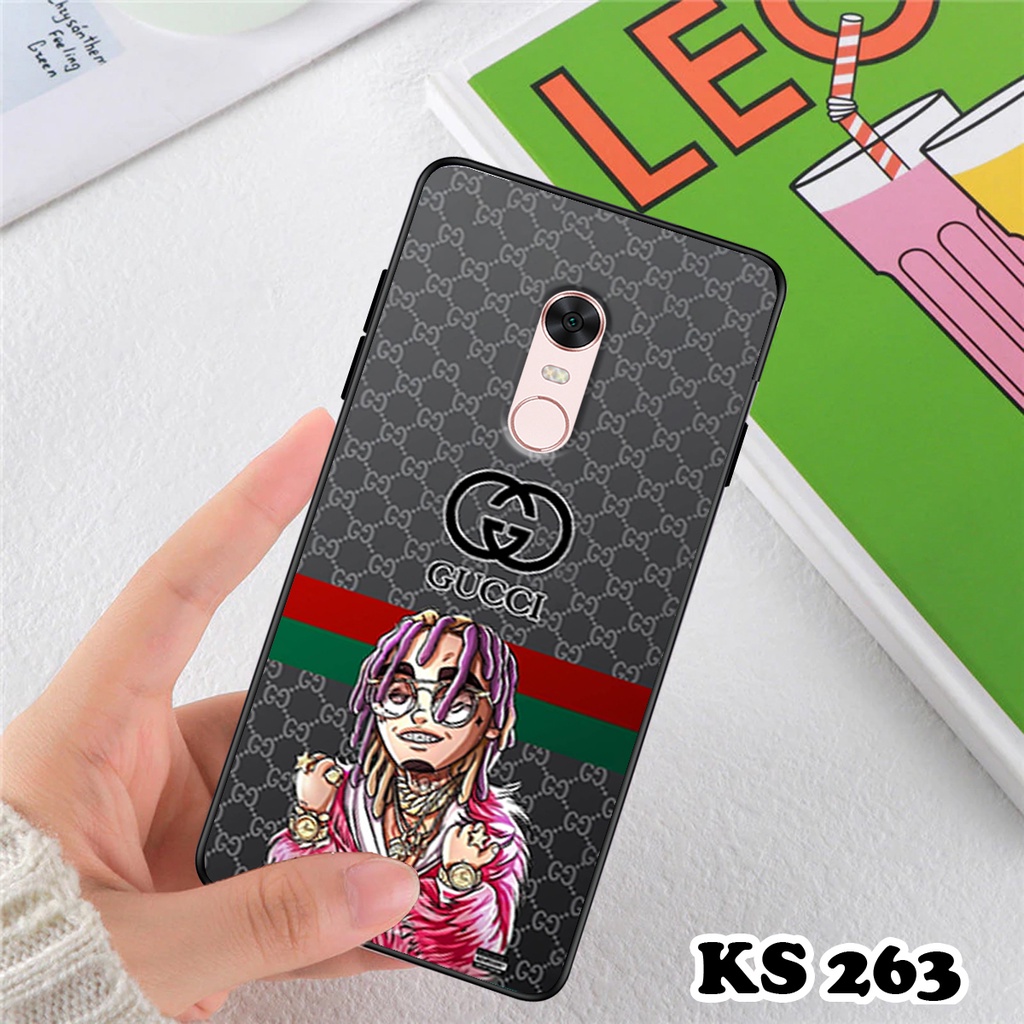 Ốp lưng Xiaomi Redmi 5 - Redmi 5A - Redmi 5X - Redmi 5 Plus - Ốp in hình GÜÇÇÏ - lưng nhám viền TPU cao cấp