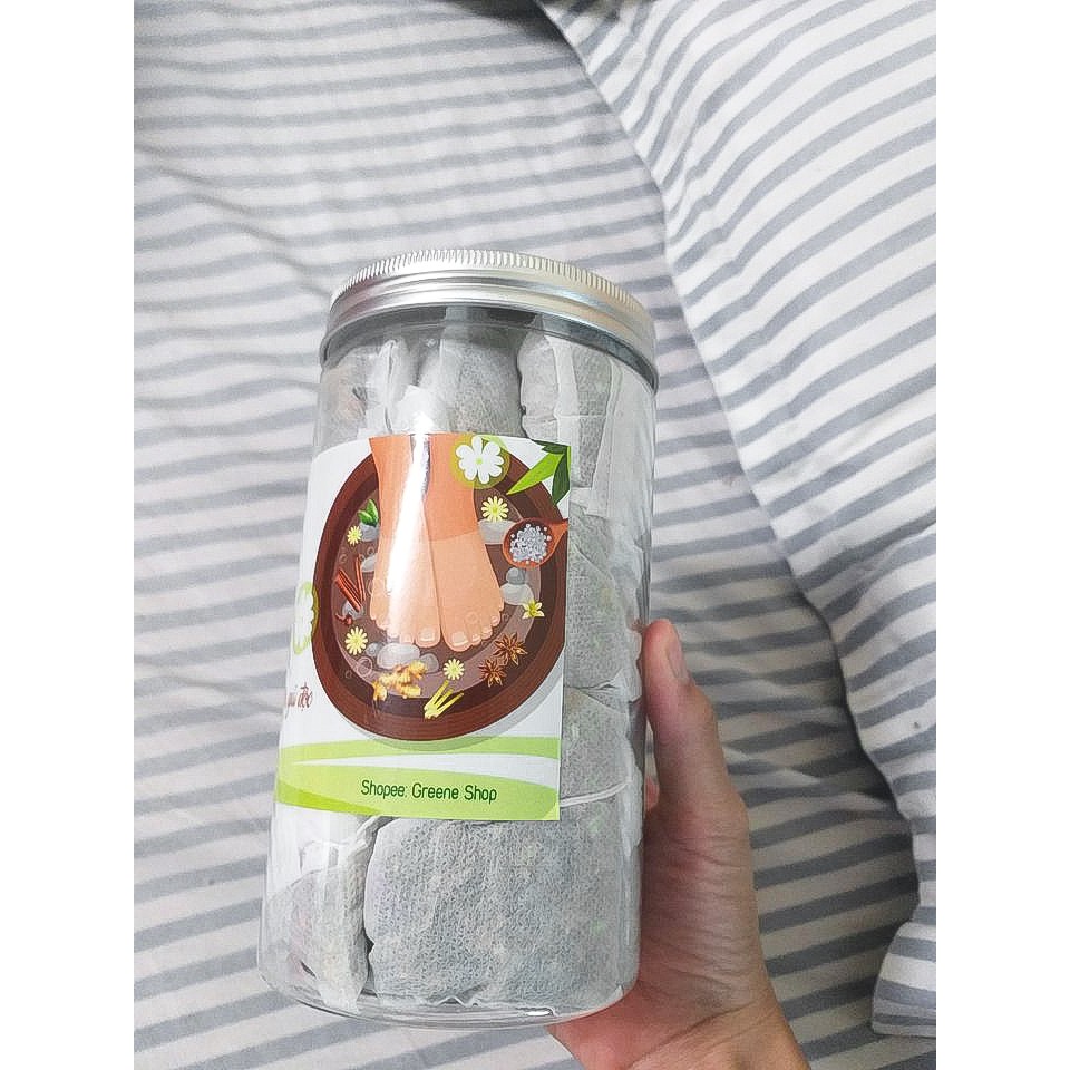 Set 10 túi muối ngâm chân thảo dược Greene (Handmade) | BigBuy360 - bigbuy360.vn