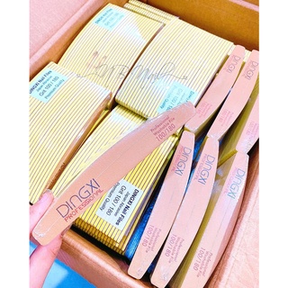 Lốc dũa Dingxi d.a bò lốc 25 cái dũa móng dũa bột lâu mòn độ nhám 2 mặt lần lượt 100/180