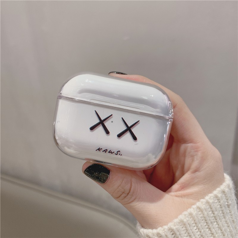 Hộp bảo vệ tai nghe không dây Airpods kết nối Bluetooth trong suốt