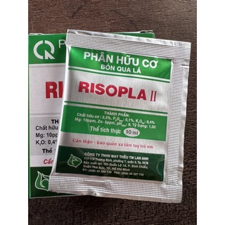 Phân bón hữu cơ Risopla II gói 10ml (hoa đẹp lâu tàn, chiết giâm cành nhanh ra rễ)