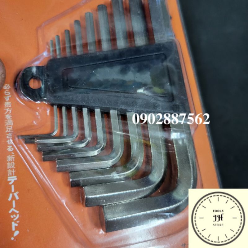 bộ lục giác 9 cây Solar Wind Japan (1.5-10mm)