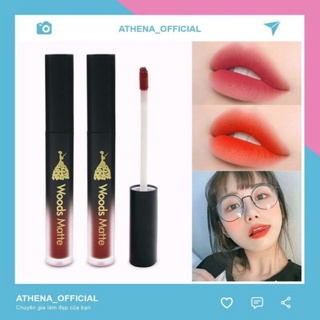 Son kem siêu đẹp siêu lì WOODS MATTE lâu trôi