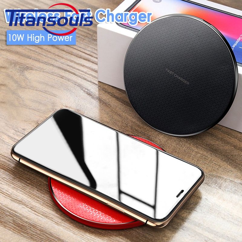 Sẵn sàng✅QI Sạc Không Dây 5W/10W sạc điện thoại không dây Nhanh Charging Dock Sạc đối với iPhone Samsung Xiaomi Huawei p3 TTS