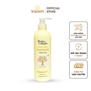 Dầu gội mượt tóc, Dầu gội Biotin Collagen chai vàng 500ml - 1000ml