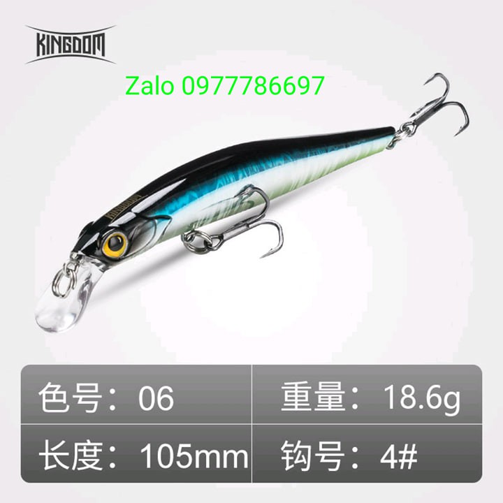 mồi minnow kingdow 9506