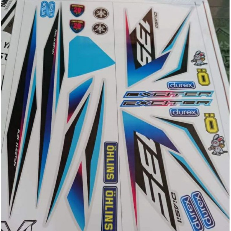 Tem rời dán xe ex 135