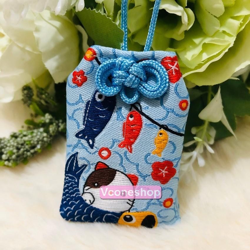 Túi Phước tiền tài Omamori Bọc Vỏ Silicon quà tặng xinh xắn nhiều ý nghĩa