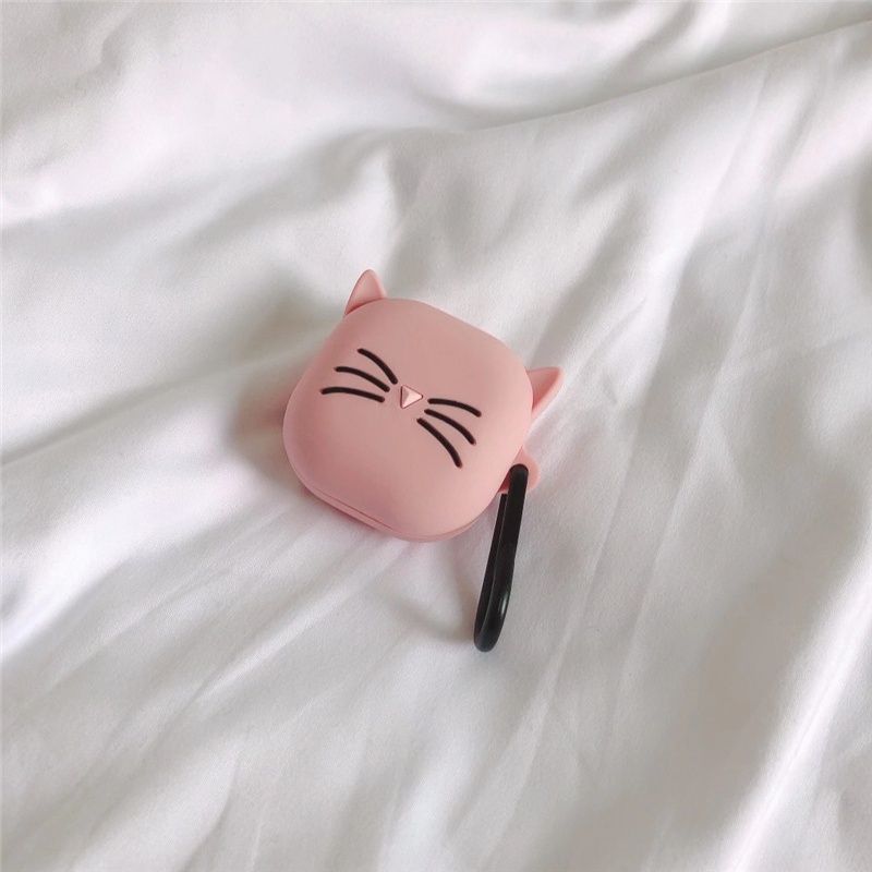 Vỏ bảo vệ hộp sạc tai nghe Samsung Galaxy Buds Live / Samsung Galaxy Buds Pro mềm họa tiết hoạt hình xinh xắn