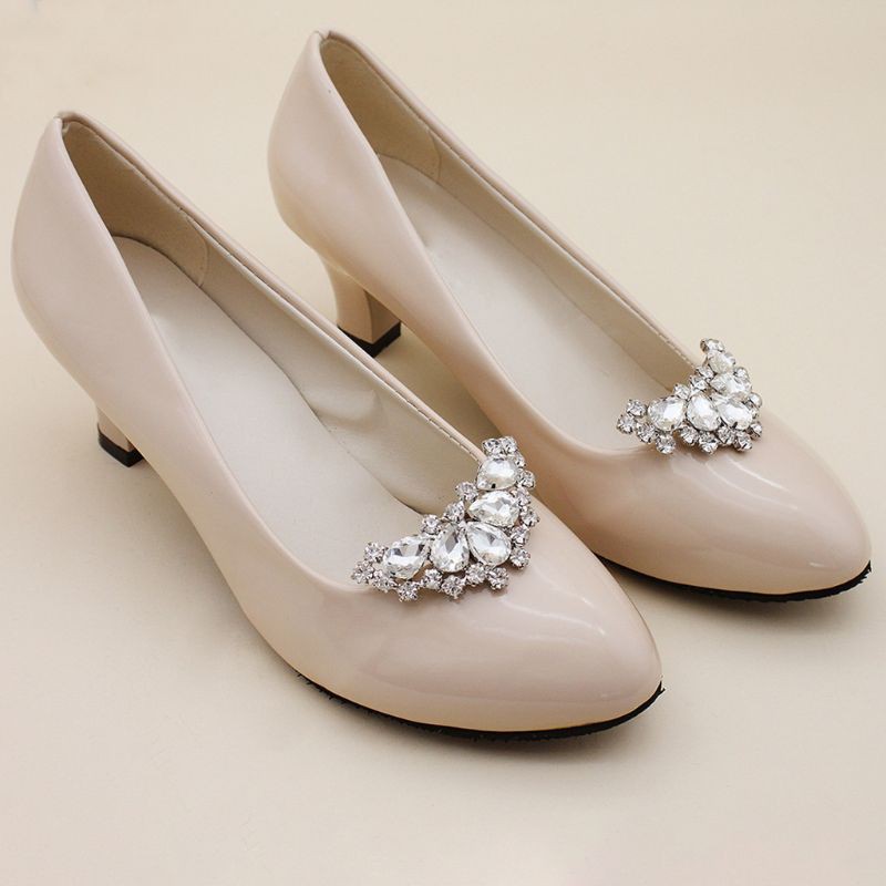 CHARMS Phụ Kiện Kẹp Giày Cao Gót Thời Trang Thanh Lịch Cho Nữ