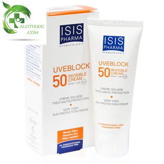 Kem chống nắng Uveblock 50 chính hãng của Isis Pharma