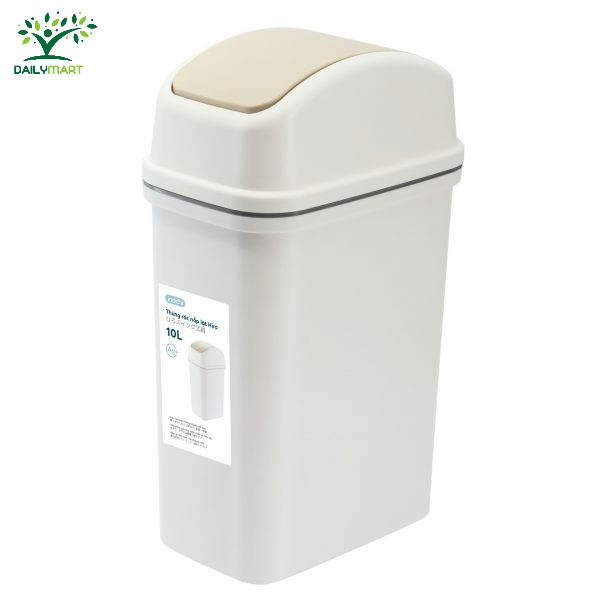 Thùng Đựng Rác Nắp Lật Hiro 5L-10L-15L Chính Hãng Inochi