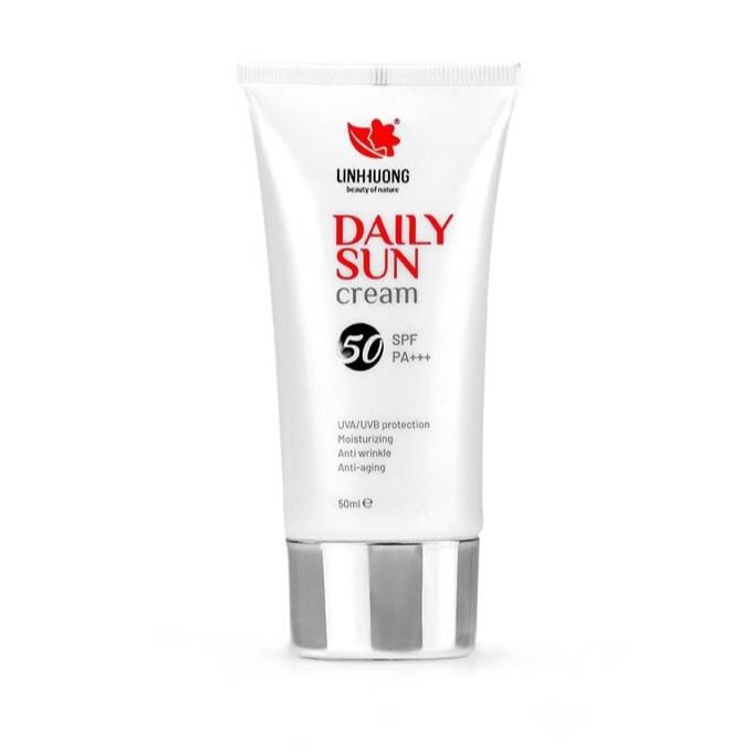 Kem Chống Nắng Daily Sun SPF50+ PA+++ chống tác hại của tia UVA, UVB, tạo 3 tầng bảo vệ da 50ML