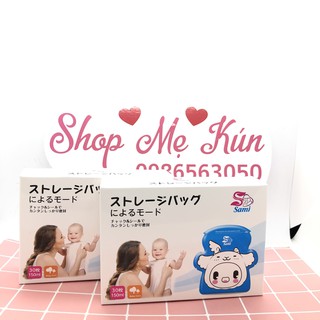 [SALE] HỘP 30 TÚI TRỮ SỮA SAMI 150ML KÈM BÚT GHI CHÚ - TÚI ĐỰNG SỮA MẸ HÌNH CÁNH TIÊN