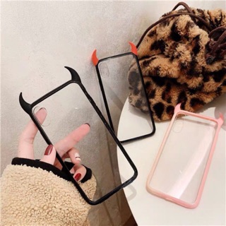 Ốp Lưng Đính Sừng Ác Quỷ Dành Cho Iphone 6/ 6s/ 6 Plus/ 6s Plus/ 7/ 8 / 7Plus / 8 Plus / X / Xs max