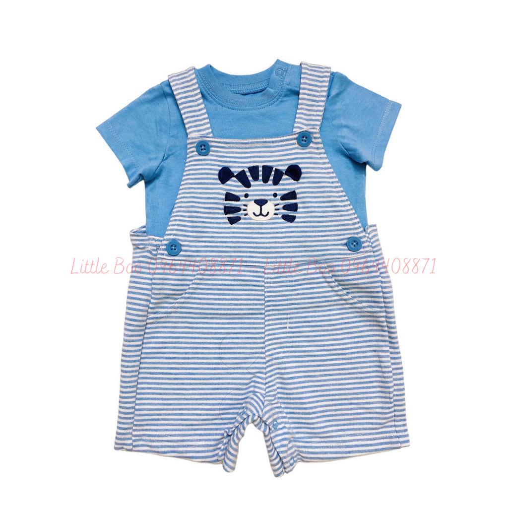 Set yếm đùi Little Me cho bé trai dễ thương 3-24M