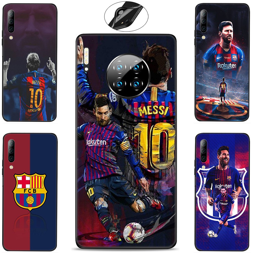 Huawei P40 P30 P20 Pro Max Lite P Smart 2019 2018 P20Lite Casing Soft Case 62SF Messi football Player mobile phone case